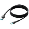 Joyroom Starry Series SA32-AC3 duomenų perdavimo ir įkrovimo kabelis | USB-A į USB-C | 15 W | 1 m | juodas