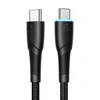 Laidas USB-C į USB-C Joyroom SA32-CC3 Starry, 60W, 1m juodas