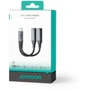 Joyroom SY-C03 USB-C to 2x USB-C 2in1 DAC adapter - juodas