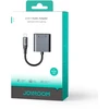 Joyroom SY-L01 Lightning to Lightning | 3.5 mm mini jack DAC adapter 2in1 - juodas