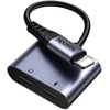 Joyroom SY-L02 Lightning to 2x Lightning DAC adapter 2in1 - juodas