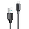 Kabelis prie USB-A / Lightning / 2.4A / 0.25m Joyroom S-UL012A9 (juodas)