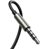 Joyroom su laidu Series JR-EW03 laidiniai ausinės su mikrofonu - tamsiai pilka