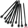 Juodų veržliarakčių rinkinys 10 vnt. amio-05043