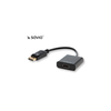 HDMI laidas Savio CL-55B, DP/HDMI, 20 cm