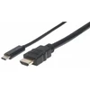 USB-C į HDMI kabelis, jungčių vaizdas