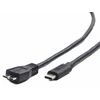 Gembird USB 3.0 C tipo (Micro BM/CM) 1m juodas