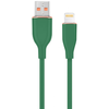 Kabelis Gembird Premium silicio USB-A kištukas - 8 kontaktų kištukas 1.5m žalias