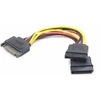 GEMBIRD CC-SATAM2F-01 maitinimo skirstytuvas SATA 15 kontaktų -> 2x SATA HDD - tiesus