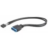 GEMBIRD adapteris USB 3.0 (FP) - USB 2.0 (MB) 30 cm