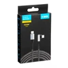 USB Kabelis - iBox IKUTC100 USB 2.0 2m Greitas Įkrovimas 5A Energijos Tiekimas Juodas
