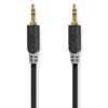 Nedis Stereo Audio kabelis jack 3.5 mm (M) - jack 3.5 mm (M) 0.50 m juoda