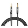 Kabelis Nedis Jack 3.5mm - Jack 3.5mm 2m pilka (CATB22000GY20)