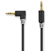 Nedis Stereo Audio kabelis jack 3.5 mm (M) - jack 3.5 mm (M) 1.00 m juoda
