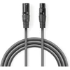 Kabelis Nedis XLR - XLR 5m pilka (COTH15010GY50)