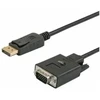 Savio Cl-203 1.8 m DisplayPort VGA (D-Sub) Juodas