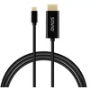 SAVIO CL-190 USB-C į HDMI kabelis, 30 Hz, 1 m, plastikinis
