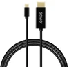 SAVIO CL-191 USB-C į HDMI kabelis, 30 Hz, 2 m, plastikinis