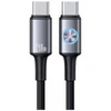 Kabelis USAMS Huan Series SJ751 240W USB-C į USB-C 1,2 m, tamsinti