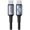 Kabelis USAMS Huan Series SJ752 60W USB-C į USB-C 1,2 m, tamsinti