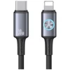 Kabelis USAMS Huan Series SJ753 30W USB-C į Lightning 1,2 m, tamsinti