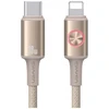 Kabelis USAMS Huan Series SJ753 30W USB-C į Lightning 1,2 m titaninis