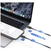 Kabelis USAMS KY Series US-SJ691 60W USB-C į USB-C 1m juodos spalvos