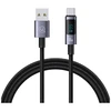 Kabelis USAMS Sufeng Series US-SJ673 66W 6A Greito įkrovimo USB-C į USB-A 1.2m tamsinti