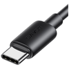 Kabelis USAMS YD Series SJ708 18W 3A USB-A į USB-C 1m baltos spalvos
