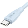 Kabelis USAMS Žalias Series SJ714 18W 3A USB-A į USB-C 1m mėlynos spalvos