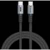 „Verbatim“ sinchronizavimo ir įkrovimo laidas USB-C į USB-C, 60 W, 120 cm, Juodas