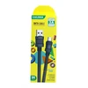 KAKU KSC-806 duomenų perdavimo ir įkrovimo kabelis | USB-A į USB-C | 15 W | 1 m | juodas
