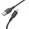 KAKUSIGA KSC-805 data transfer and charging cable | USB-A to Lightning | 15W | 1m | juodas