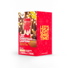 Kalėdinis stiklas Lantern FCL-10 raudonai auksinis L Forever Light