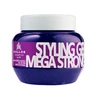 Kallos Cosmetics Styling Gel Mega Strong stiprios fiksacijos plaukų formavimo gelis, 275 ml