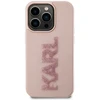 Dėklas Karl Lagerfeld 3D Rubber Glitter Logo Karl Case for iPhone 15 Pro Max Rožinė