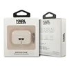 Apple AirPods Pro ausinių dėklas Karl Lagerfeld Glitter Karl`s Head (KLAPUKHGD) aukso spalvos