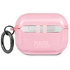 Apple AirPods Pro ausinių dėklas Karl Lagerfeld Glitter Karl`s Head (KLAPUKHGP) rožinės spalvos