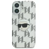 Dėklas Karl Lagerfeld case for iPhone 16 6,1" KLHCP16SHKLPKHT transparent Hard IML Karl Head Electroplated