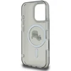 Karl Lagerfeld KLHMP16LHLSKCK Apple iPhone 16 Pro 6.3″ juodos spalvos kietas dėklas IML Metal Karl&Choupette Head