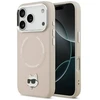 Dėklas Karl Lagerfeld Choupette Pin MagSafe Case for iPhone 17 Pro Max Rožinė