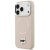 Dėklas Karl Lagerfeld Choupette Pin MagSafe Case for iPhone 17 Pro Max Rožinė