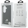 Dėklas Karl Lagerfeld Grained PU Leather K&CH Heads phone case with MagSafe support for Samsung Galaxy S26+ juodas