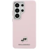 Dėklas Karl Lagerfeld Grained PU Leather K&CH Heads phone case with MagSafe support for Samsung Galaxy S26 Ultra (S948) pink