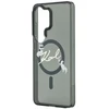Dėklas Karl Lagerfeld IML Choupette Karl Script Logo Magnetic Case for iPhone Samsung Galaxy S26 Ultra Blac...
