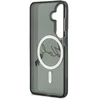 Karl Lagerfeld IML Choupette Karl Script Logo magnetinis dėklas, skirtas iPhone Samsung Galaxy S26, juodas