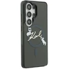 Dėklas Karl Lagerfeld IML Choupette Karl Script Logo Magnetic Case for iPhone Samsung Galaxy S26 Ultra Blac...