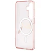 Karl Lagerfeld IML Choupette Karl Script Logo magnetinis dėklas iPhone Samsung Galaxy S26 rožinis
