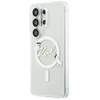 Dėklas Karl Lagerfeld IML Choupette Karl Script Logo Magnetic Case for iPhone Samsung Galaxy S26 Ultra Tran...