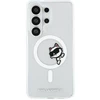 Dėklas Karl Lagerfeld IML Choupette Peekaboo Logo Magnetic Case for iPhone Samsung Galaxy S26 Ultra Transpa...